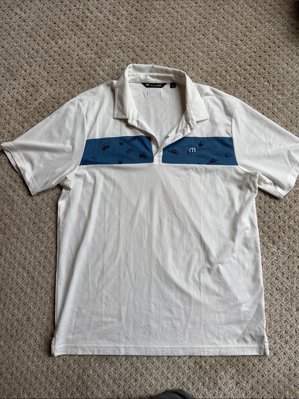 Travis Mathew Corona Premier Men's Polo Shirt.